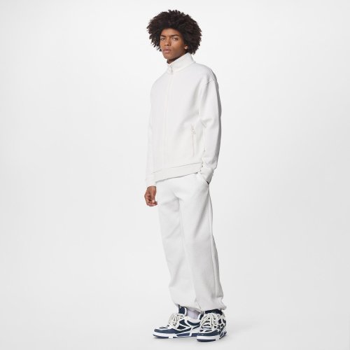 Louis Vuitton LVSE Monogram Fleece Tracksuit - Men - Ready-to-Wear 1AATUN Milk White