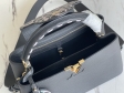 Louis Vuitton Capucines MM Taurillon Leather in Black - Handbags M58575BL