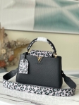 Louis Vuitton Capucines MM Taurillon Leather in Black - Handbags M58575BL