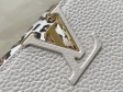 Louis Vuitton Capucines BB Taurillon Leather in Cream - Handbags M58720CR