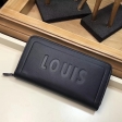 Louis Vuitton Dark Infinity Leather Zippy Wallet M60017
