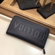 Louis Vuitton Dark Infinity Leather Zippy Wallet M60017