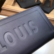 Louis Vuitton Dark Infinity Leather Zippy Wallet M60017