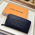Louis Vuitton Dark Infinity Leather Zippy Wallet M60017