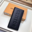 Louis Vuitton Dark Infinity Leather Brazza Wallet M63256 Noir
