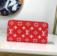 Louis Vuitton Monogram Giant Canvas LV Escale Iconic Zippy Wallet M68841 Red