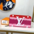 Louis Vuitton Monogram Giant Canvas LV Escale Iconic Zippy Wallet M68841 Red