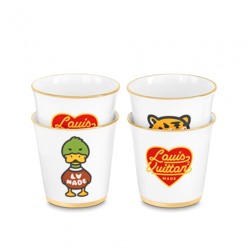 Louis Vuitton Cups Set Monogram in Yellow - Art Of Living - Home GI0730