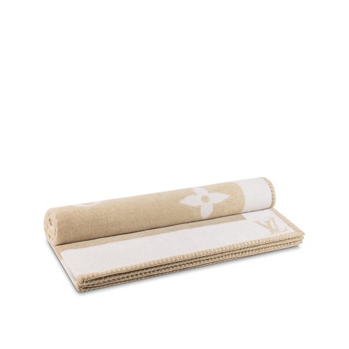 Louis Vuitton Plaid Monogram Flowers - Art Of Living - Home GI0738 Beige