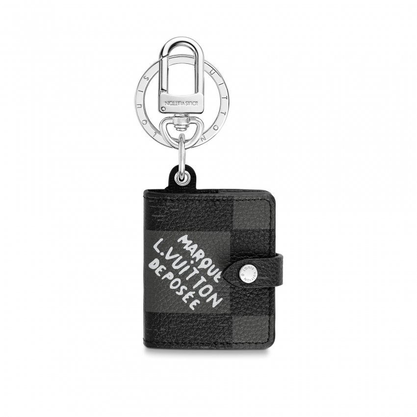 Louis Vuitton Damier Archives Notebook Bag Charm And Key Holder in Brown - Men Accessories M00480