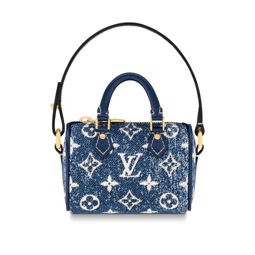 Louis Vuitton Micro Speedy Denim Bag Charm in Blue - Women - Accessories M00546