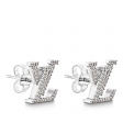 Louis Vuitton LV Iconic Earrings in Silver - Women - Accessories M00608 Louis Vuitton LV Iconic Earrings in Silver - Women - Accessories M00608