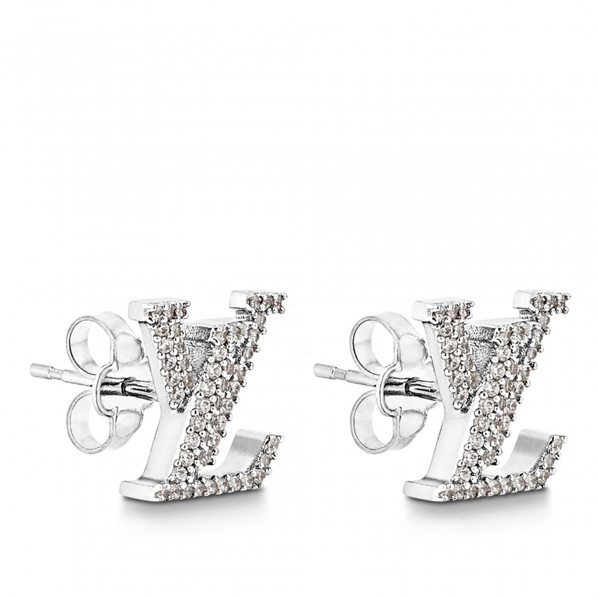 Louis Vuitton LV Iconic Earrings in Silver - Women - Accessories M00608