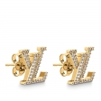 Louis Vuitton LV Iconic Earrings in Gold - Women - Accessories M00609 Louis Vuitton LV Iconic Earrings in Gold - Women - Accessories M00609