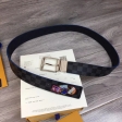 Louis Vuitton Alpes Story Damier Print 40mm Reversible Belt M0077S