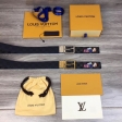 Louis Vuitton Alpes Story Damier Print 40mm Reversible Belt M0077S