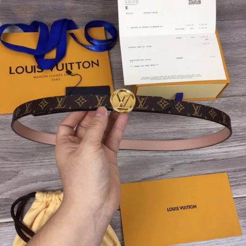 Louis Vuitton Monogram LV Circle 20MM Reversible Belt M0083V Rose Ballerine Louis Vuitton Monogram LV Circle 20MM Reversible Belt M0083V Rose Ballerine