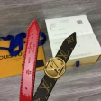 Louis Vuitton Monogram LV Circle 20MM Reversible Belt M0084V Red Scarlett