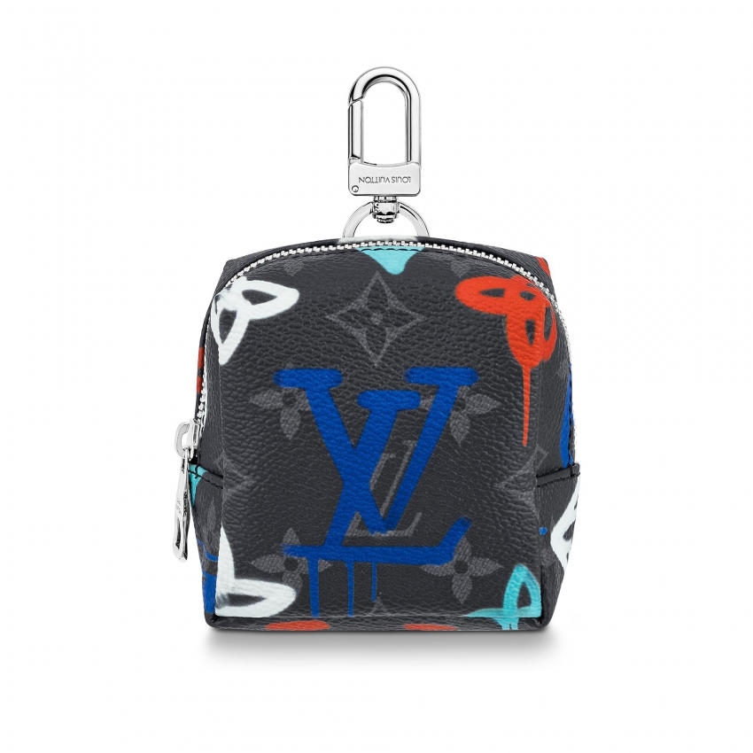 Louis Vuitton Squared Pouch Key Holder And Bag Charm - Men - Accessories M00969