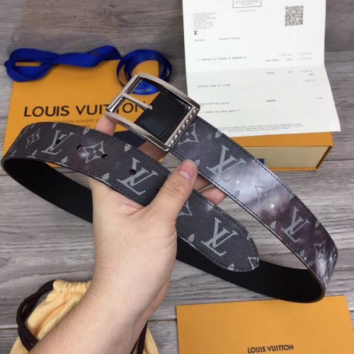 Louis Vuitton Monogram Galaxy Reverso 40MM Reversible Belt M0132T Louis Vuitton Monogram Galaxy Reverso 40MM Reversible Belt M0132T