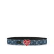 Louis Vuitton LV Denim 40MM Reversible Belt in Blue - Men - Accessories M0465T