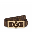 Louis Vuitton LV Dauphine 25mm Reversible Belt Monogram in Brown - Women - Accessories M0475U