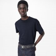 Louis Vuitton LV Initials 40MM Reversible Belt Monogram Eclipse Canvas - Men - Accessories M0535V