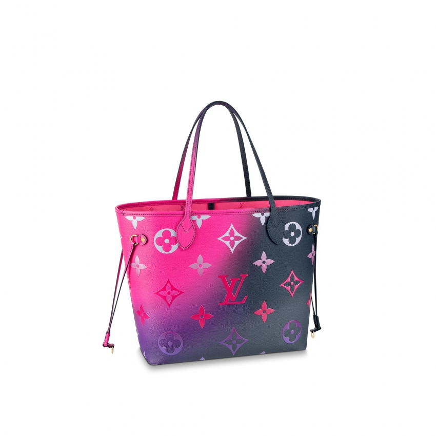 Louis Vuitton Neverfull MM Autres Toiles Monogram Midnight Fuchsia - Women - Handbags M20511