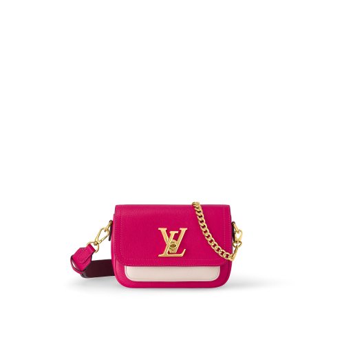 Louis Vuitton LockMe Tender Lockme Leather - Women - Handbags M20614 Rose Pondicherry