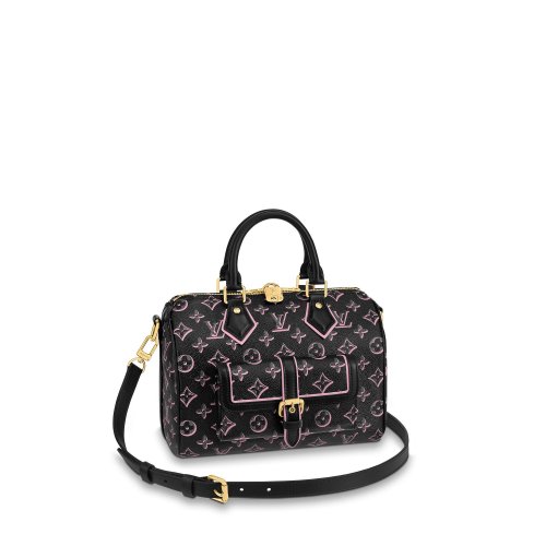 Louis Vuitton Speedy Bandoulière 25 - Women - Handbags M20852 Black
