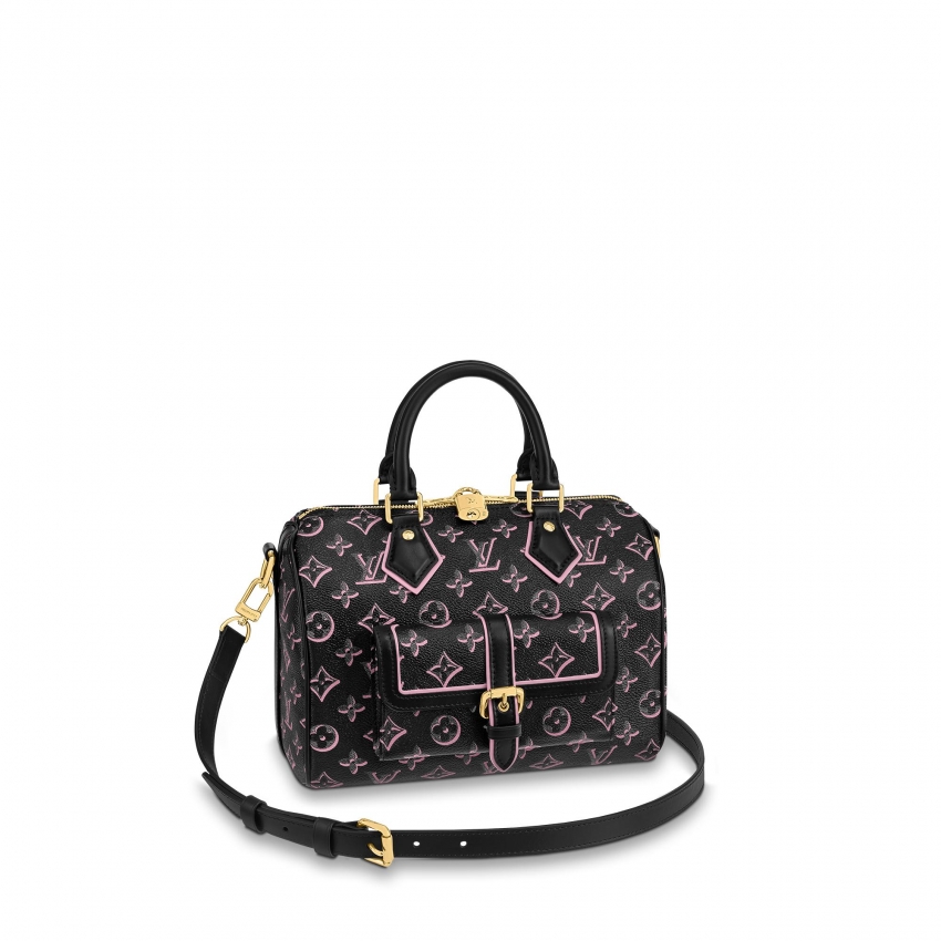 Louis Vuitton Speedy Bandoulière 25 - Women - Handbags M20852 Black