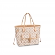Louis Vuitton Neverfull MM - Women - Handbags M20921 Beige Clair