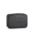 Louis Vuitton Toilet Pouch GM Monogram Eclipse - Men - Travel M43383