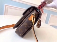 Louis Vuitton Monogram Canvas Pochette Metis Handbag M43984 Coquelicot Red