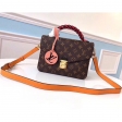 Louis Vuitton Monogram Canvas Pochette Metis Handbag M43984 Coquelicot Red