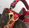Louis Vuitton Monogram Canvas NéoNoé Bucket Bag M43985 Coquelicot Red