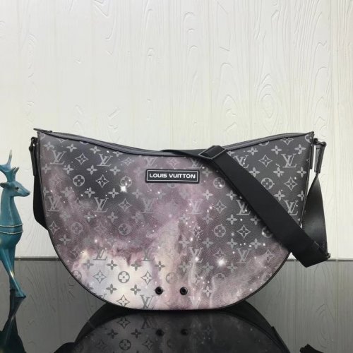 Louis Vuitton Monogram Galaxy Coated Canvas Alpha Hobo M44164 Louis Vuitton Monogram Galaxy Coated Canvas Alpha Hobo M44164