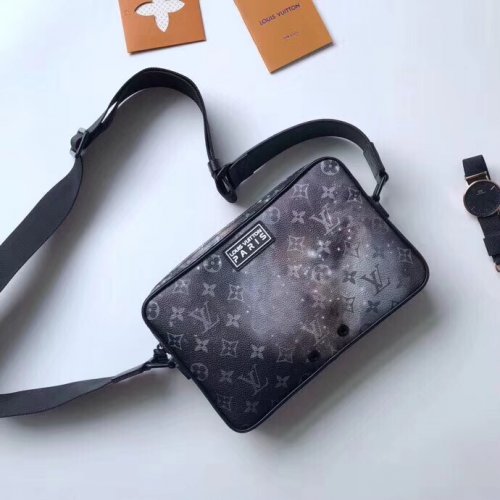Louis Vuitton Monogram Galaxy Coated Canvas Alpha Messenger M44165 Louis Vuitton Monogram Galaxy Coated Canvas Alpha Messenger M44165