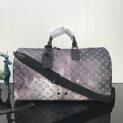Louis Vuitton Monogram Galaxy Coated Canvas Keepall Bandouliere 50CM M44166 Louis Vuitton Monogram Galaxy Coated Canvas Keepall Bandouliere 50CM M44166