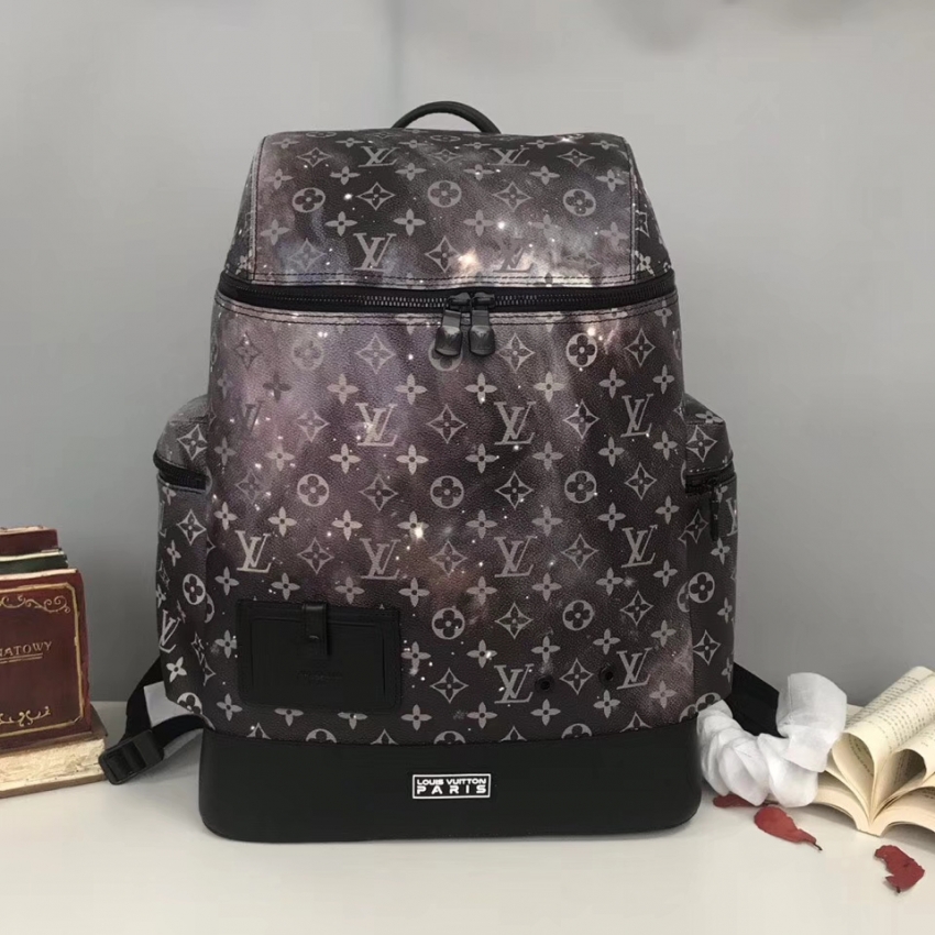 Louis Vuitton Monogram Galaxy Coated Canvas Alpha Backpack M44174