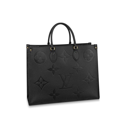 Louis Vuitton OnTheGo GM Monogram Empreinte Leather in Black - Women - Handbags M44925