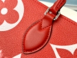 Louis Vuitton Monogram Giant Canvas LV Escale Onthego GM Tote Bag M45121 Rouge Red