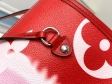Louis Vuitton Monogram Giant Canvas LV Escale Neverfull MM Tote Bag M45127 Rouge Red