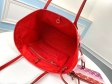 Louis Vuitton Monogram Giant Canvas LV Escale Neverfull MM Tote Bag M45127 Rouge Red