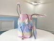 Louis Vuitton Monogram Giant Canvas LV Escale Neverfull MM Tote Bag M45270 Pastel Pink