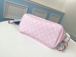 Louis Vuitton Monogram Giant Canvas LV Escale Neverfull MM Tote Bag M45270 Pastel Pink