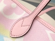 Louis Vuitton Monogram Giant Canvas LV Escale Neverfull MM Tote Bag M45270 Pastel Pink