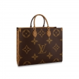 Louis Vuitton Onthego GM Monogram Giant Canvas, Brownn M45320