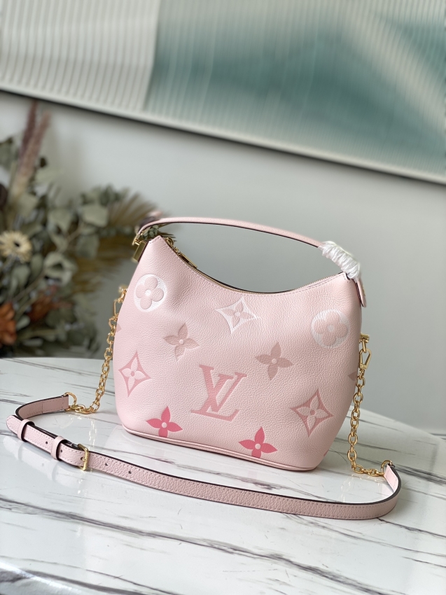 Louis Vuitton Marshmallow Monogram Empreinte Leather in Rose - Handbags M45697