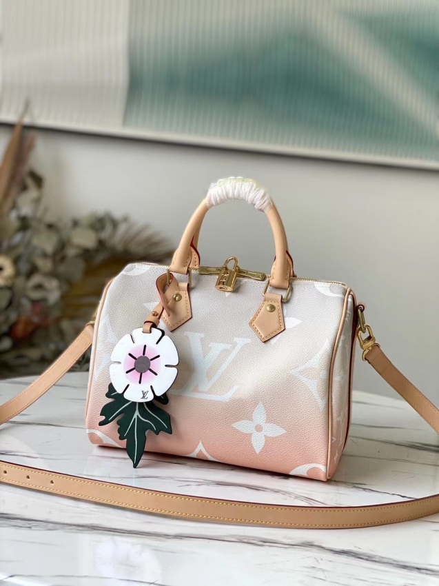 Louis Vuitton Speedy Bandouliere 25 Autres Toiles Monogram in Mist - Handbags M45722